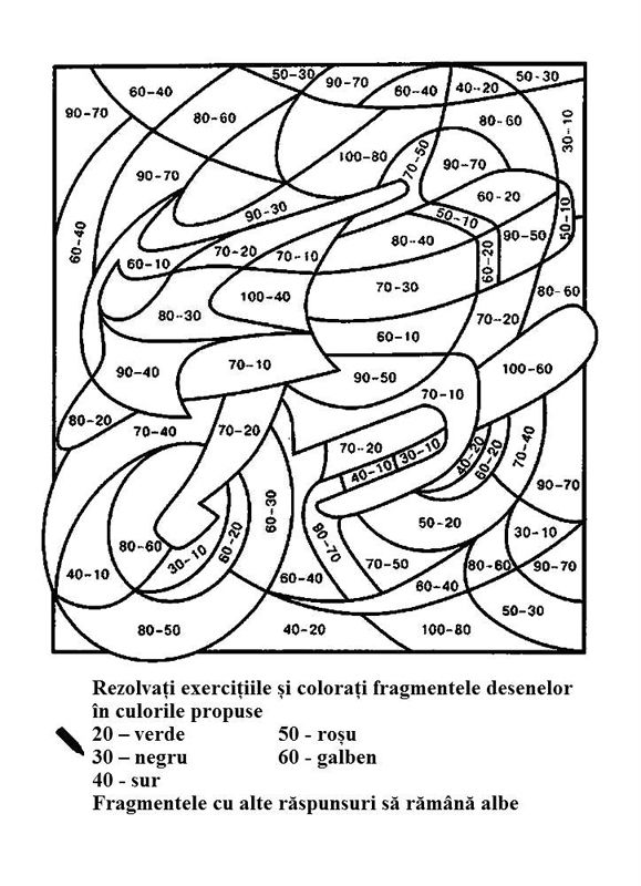 Cifre pentru clasa 2