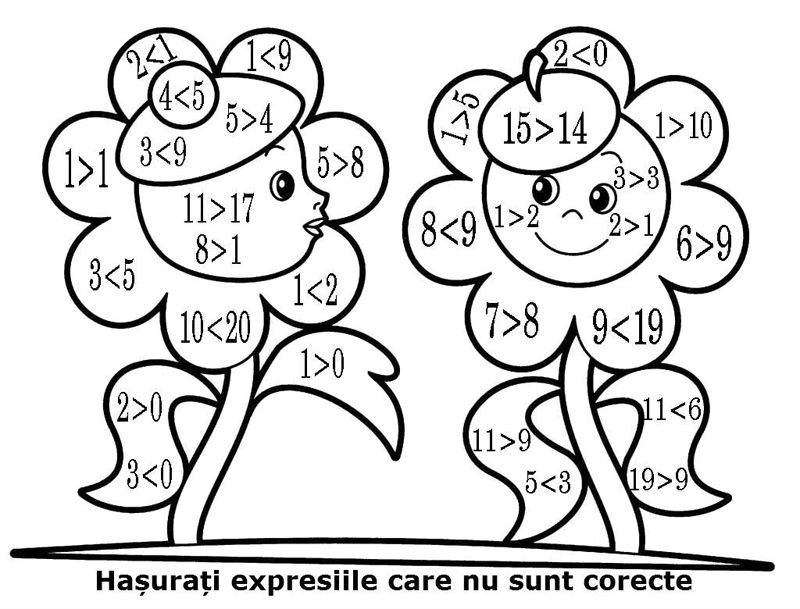 Cifre pentru clasa 2